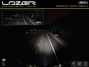 LAZER LINEAR-6 LED-RAMP | 232MM