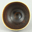Berndt Friberg (1959) Unique Brown Haresfur Bowl 4,5 cm