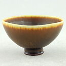 Berndt Friberg (1959) Unique Brown Haresfur Bowl 4,5 cm