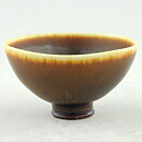Berndt Friberg (1959) Unique Brown Haresfur Bowl 4,5 cm