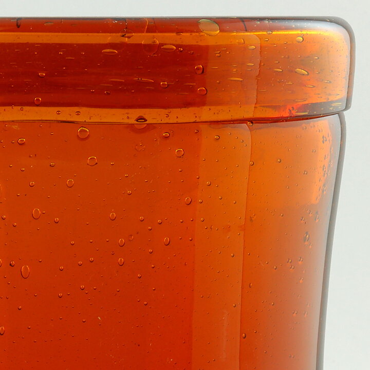 Erik Höglund (1950s) Brown Cylinder Vase with Folded Top 14 cm H881/135