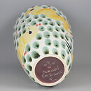 エヴァ・ベングトソン　カラフルなヘビが描かれた円錐形の花瓶 Vase 1980年代  23cm