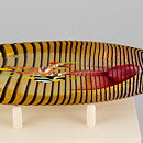 Bertil Vallien (2018) Glass Boat ”Diver” (17 cm)