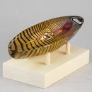 Bertil Vallien (2018) Glass Boat ”Diver” (17 cm)