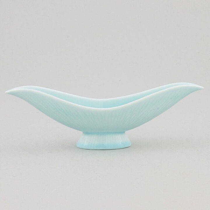 グナー・ニールンド  Parantaシリーズ   薄水色のベース  Vase  1954年  17cm