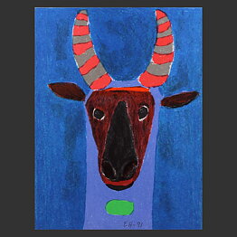 Erik Höglund (1991) Two Lithographies with Animal Motifs 31 cm