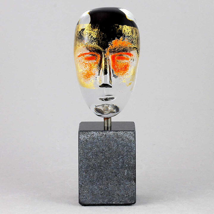 Bertil Vallien (Brains 2018) Glass Head "Hefaistos" (15 cm)