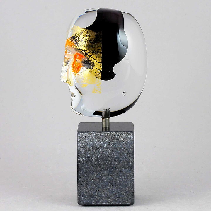 Bertil Vallien (Brains 2018) Glass Head "Hefaistos" (15 cm)
