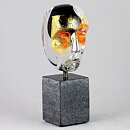 Bertil Vallien (Brains 2018) Glass Head "Hefaistos" (15 cm)