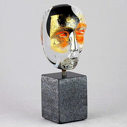 Bertil Vallien (Brains 2018) Glass Head "Hefaistos" (15 cm)