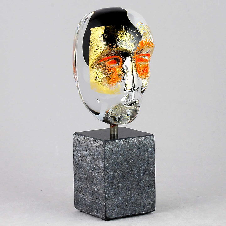 Bertil Vallien (Brains 2018) Glass Head "Hefaistos" (15 cm)