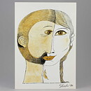 Stig Lindberg (1980) Snow White Lithography 30 cm  [Sample Images]
