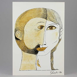 Stig Lindberg (1980) Snow White Lithography 30 cm  [Sample Images]