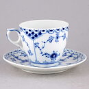 ロイヤルコペンハーゲン   ブルーフルーテッド  Blue Fluted  カップ&ソーサー  20世紀 #756  4枚
