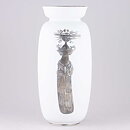 Stig Lindberg (Grazia 1951) Stylistic Vase with Woman and Fruit Bowl Motif (27 cm)