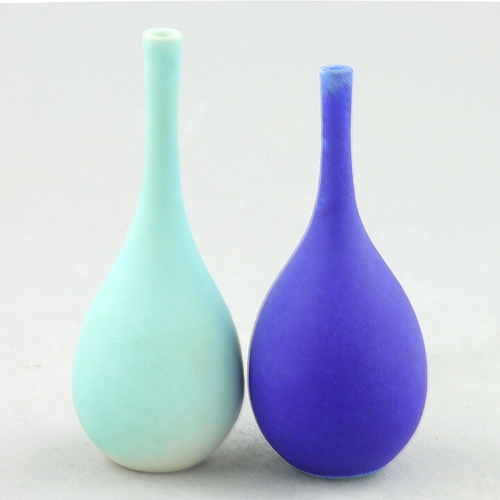ペール・ハンマルストレム  一点もの  丸いベース  2点   8-8.5cm  2010年