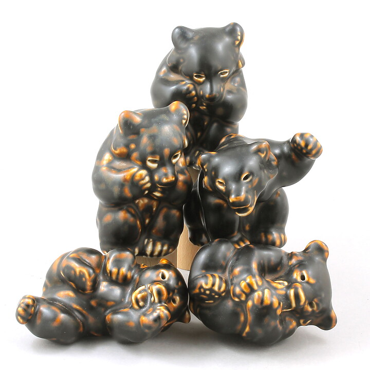 Knud Kyhn (20th Century) Bear with Sung Glaze  9 cm  #21432