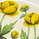 Esteri Tomula (Botanica 1988) Globeflower Wall Plaque 13 cm