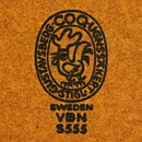 Stig Lindberg (Coq 1966) Brown Sturdy Plate 24 cm  [Sample Images]