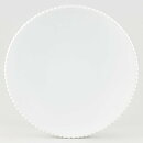 Stig Lindberg (Vinda 1950) White Bowl with Linear Relief 23 cm