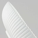 Stig Lindberg (Vinda 1950) White Bowl with Linear Relief 23 cm