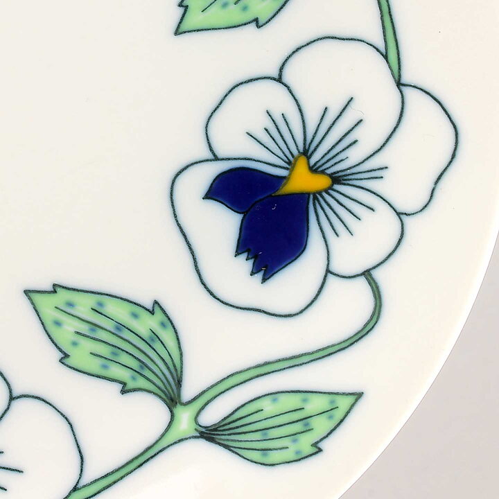 Marianne Westman and Sylvia Leuchovius (Sylvia 1976) Plate with Viola Decor 18 cm  [Sample Images]