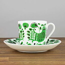 Stig Lindberg (Turtur 2000s) Charming Coffee Cup with Saucer