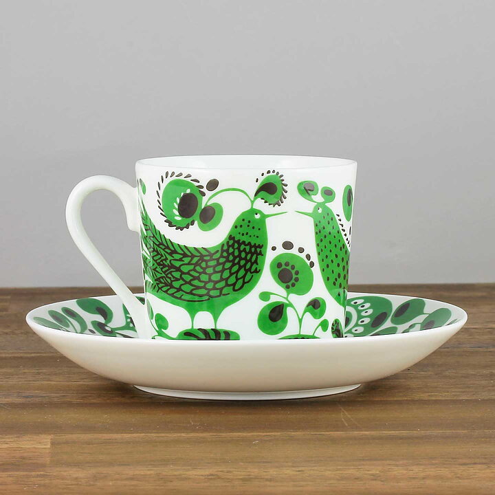 Stig Lindberg (Turtur 2000s) Charming Coffee Cup with Saucer
