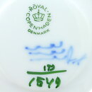 Royal Copenhagen (Blå Blomst 20th Century) Coffee Cup with Blue Flower Decor 9 cm #1549  [Sample Images] 