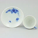 Royal Copenhagen (Blå Blomst 20th Century) Coffee Cup with Blue Flower Decor 9 cm #1549  [Sample Images] 