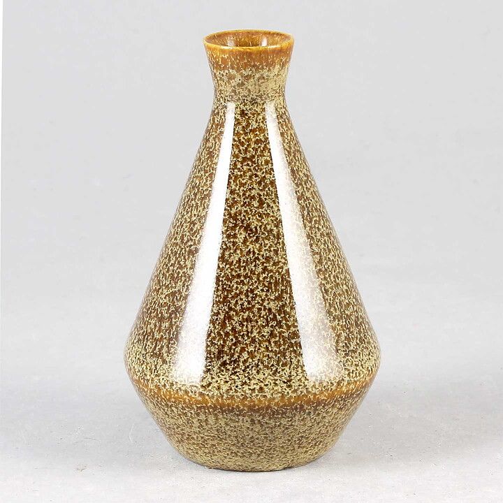 バーティル・ラングレン  黄土色の花瓶  Vase  7.5cm 1970年代   〈オリジナルボックス付き〉 