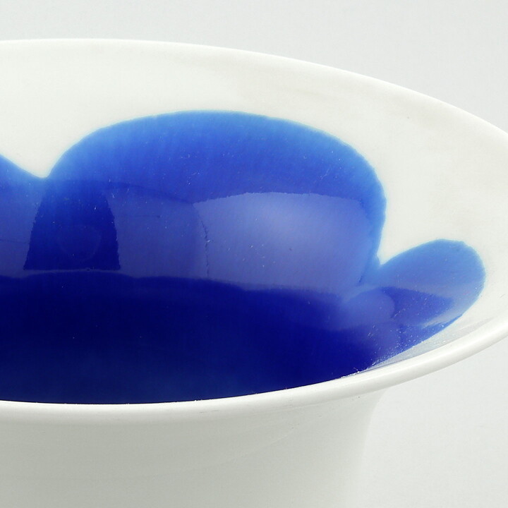 インガー・パーソン  Anemonシリーズ  青い花模様のボウル  (19cm)  1960年代  