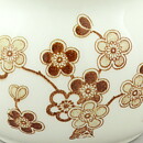 ジャッキー・リンド  Japonicaシリーズ  クリーマー  茶色の花模様  11cm  1977年