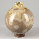 Isak Isaksson (2015) Unique Vase with Brown Crystalline Glaze 12 cm