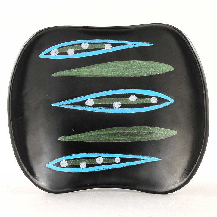 ヨールデイス・オールドフォーシュ Camilla シリーズ 黒いボウル Bowl  1957年 15 cm