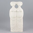 Stig Lindberg (Parian 1977) Matte White Tvillingarna Sculpture 24 cm (2) 
