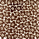 Peter Winquist (Faenza 1970) Round Bowl with Brown Flower Patterns 15 cm (2)