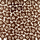 Peter Winquist (Faenza 1970) Round Bowl with Brown Flower Patterns 15 cm (2)