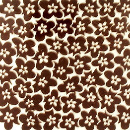 Peter Winquist (Faenza 1970) Round Bowl with Brown Flower Patterns 15 cm (2)