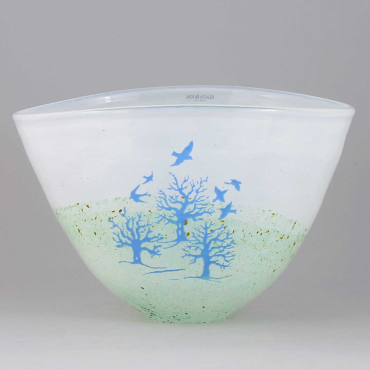 Kjell Engman (October 1980s) Bowl with Serene Landscape Motif 21 cm