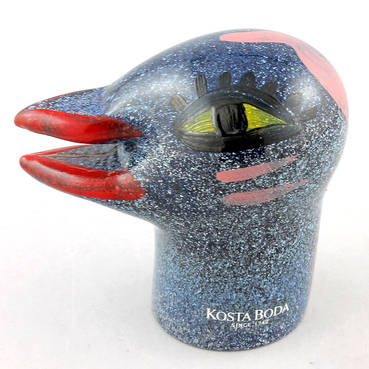 Ulrica Hydman Vallien (Birdy 1980s) Brilliant Bird Sculpture 7 cm (2)