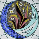 Mari Simmulson (1950s) Stylized Bird Bowl (Limited Edition) 23 cm