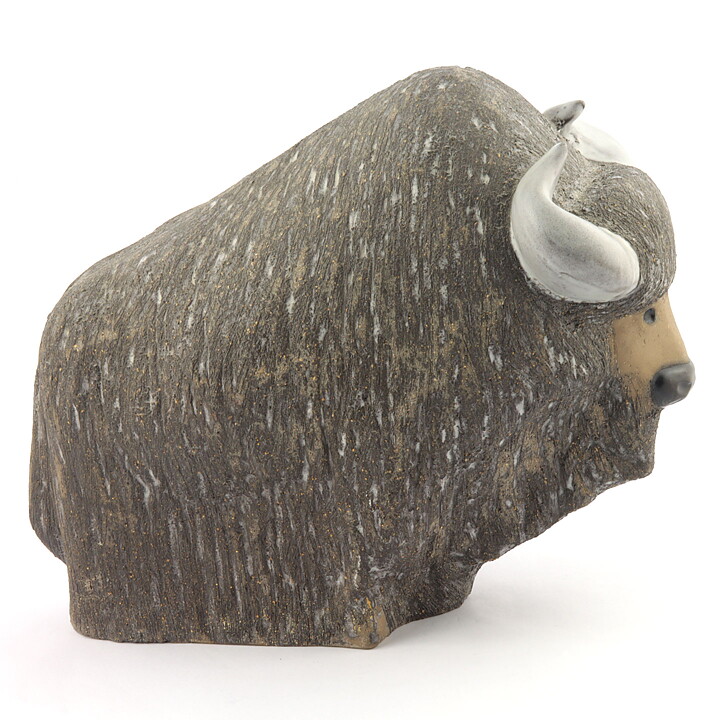 Göran Andersson (1963) Brown Swelling Bison 30/24 cm