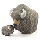 Göran Andersson (1963) Brown Swelling Bison 30/24 cm