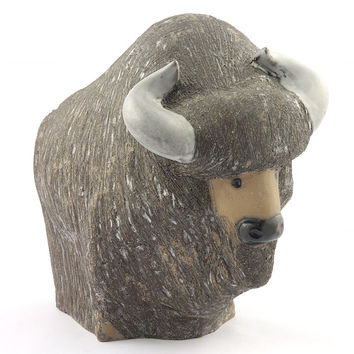 Göran Andersson (1963) Brown Swelling Bison 30/24 cm
