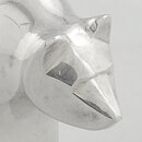 Gunnar Cyrén (Silver Zoo 1982) Brown Bear with Modern Form 6,5 cm