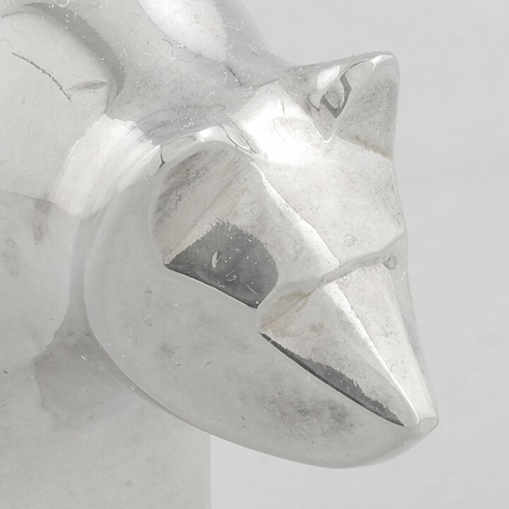 Gunnar Cyrén (Silver Zoo 1982) Brown Bear with Modern Form 6,5 cm