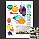 Gunnel Sahlin (Frutteria 1989) Colorful Eggplant  Sculpture 22 cm (with Box)