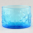 Oiva Toikka (Flora 1966) Turquoise Bowl with Plant Motif 8 cm  [Sample Images]