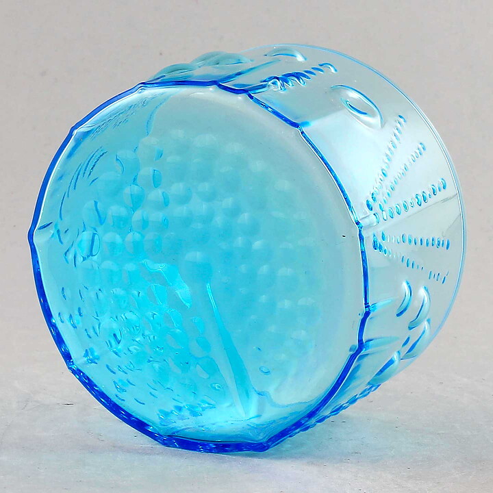Oiva Toikka (Flora 1966) Turquoise Bowl with Plant Motif 8 cm  [Sample Images]